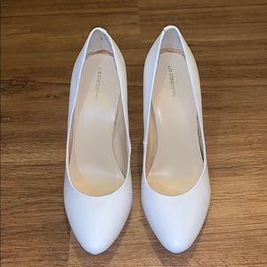 White Liz Claiborne Heels